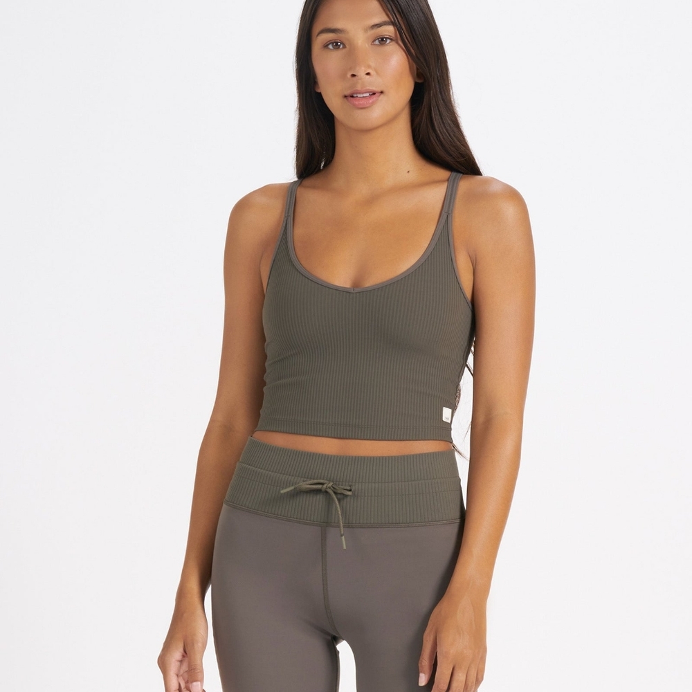 Vuori Rib Crop Tank XS